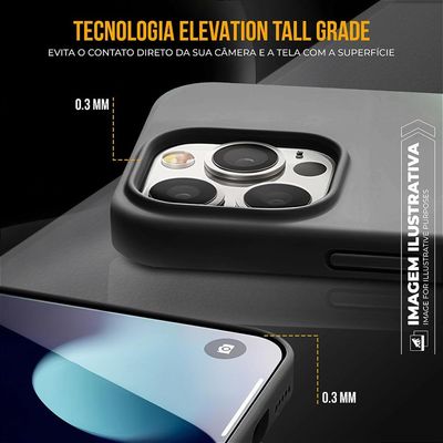 Kit Capa Silicon Premium e Película Hydrogel HD para iPhone 16 - Gshield