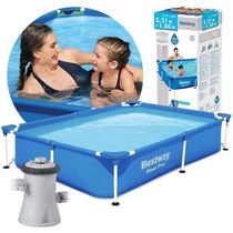 Piscina Estrutural Infantil 1.200 Litros Splash Juniors Com Bomba Bestway 110v
