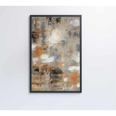 Quadro Arte Pintura Neutra Medidas 60x90 Cm Tipo De Impressão Adesivo Fotográfico