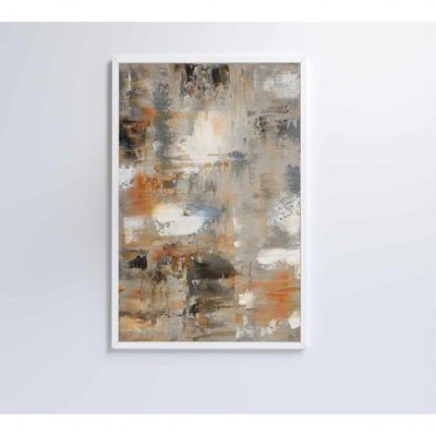 Quadro Arte Pintura Neutra Medidas 60x90 Cm Tipo De Impressão Adesivo Fotográfico