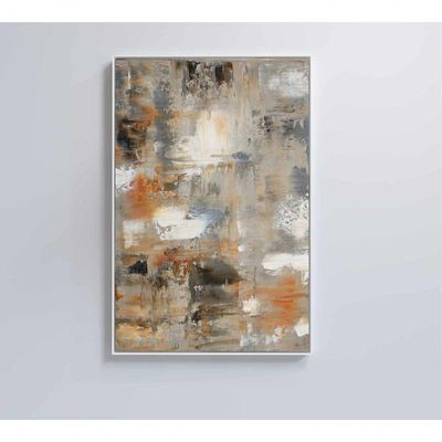 Quadro Arte Pintura Neutra Medidas 60x90 Cm Tipo De Impressão Adesivo Fotográfico