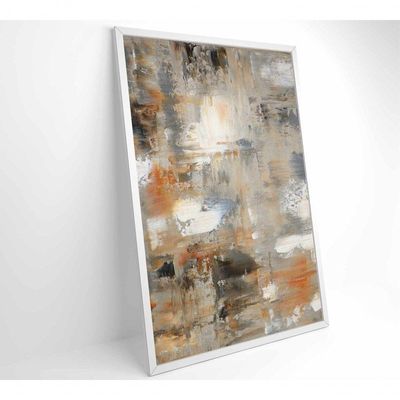 Quadro Arte Pintura Neutra Medidas 60x90 Cm Tipo De Impressão Adesivo Fotográfico