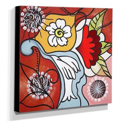Quadro De Pintura Decorativo 60X60Cm-1688
