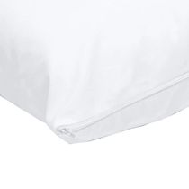 Protetor De Travesseiro Tecebem Malha Fundido Impermeável Liso 50cm X 70cm Branco