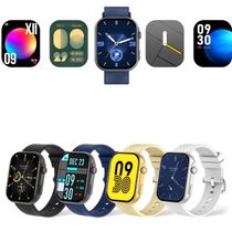 Relógio Inteligente Digital Zl80 Hd Tela Grande Bluetooth Chamada Modo Azul