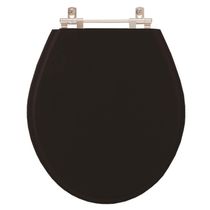 Assento Sanitário Ravena ébano (preto) Para Vaso Deca