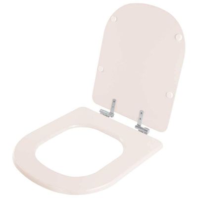 Assento Sanitário Com Fechamento Lento Vogue Plus Amendoa Para Vaso Deca