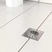 Grelha Para Ralo Quadrado Blukit 15x15 Com Caixilho Cromado