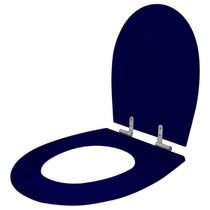 Assento Sanitário Soft Close Polo Azul Para Vaso Hervy