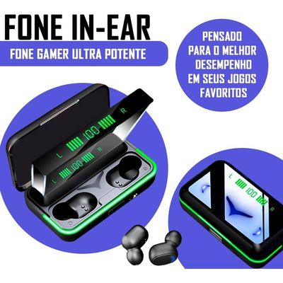 Fone De Ouvido Via Bluetooth Tws E10 A Prova Dágua
