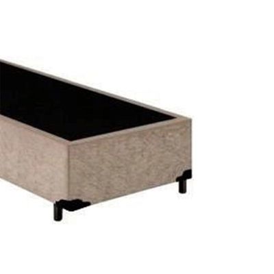 Base Box Solteirão Suede Homequeen Bege 40x96x203