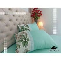 Jogo De Cama King 3 Pçs Em Malha 100% Algodão Verde