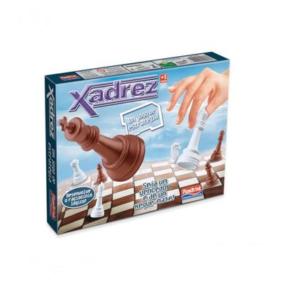 Jogo De Tabuleiro Xadrez Escolar - Plasbrink