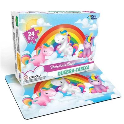 Puzzle Unicórnio Baby 24 Peças - Pais E Filhos