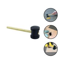 Martelo Borracha 80mm Preto