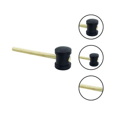 Martelo Borracha 80mm Preto