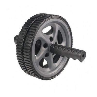 Roda Exercício Abdominal Lombar Exercise Whell Liveup Cinza