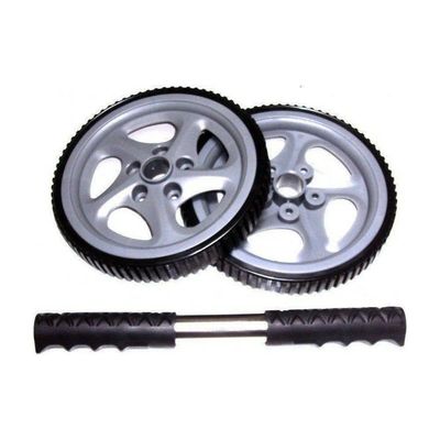 Roda Exercício Abdominal Lombar Exercise Whell Liveup Cinza