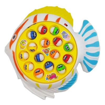 Brinquedo Jogo De Pescar Infantil Amarelo - Fenix