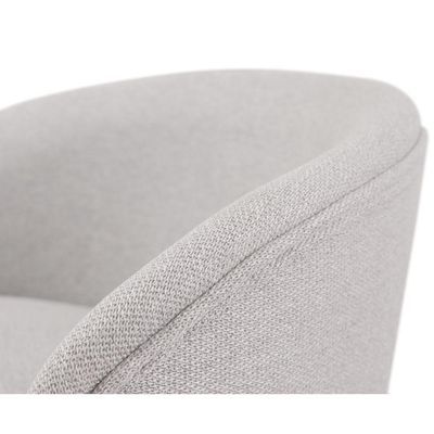 Conjunto Poltronas Decorativas Astrid Columbia Marrom Com Base Giratória