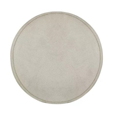 Kit Poltrona Decorativa Opala Com Puff Redondo - Bege Bege
