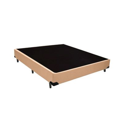 Base Box Casal Sintético Extremo Reforçado Homequeen Bege 40x138x188