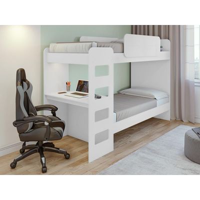Beliche Solteiro Olga Cantos Arredondados Com Led Branco - Lopas