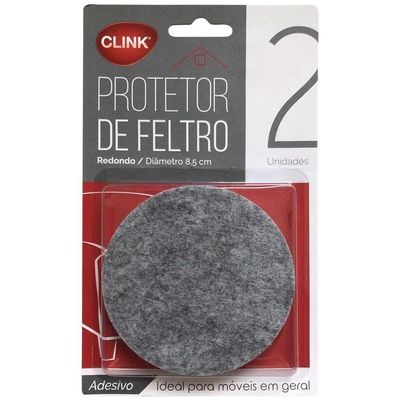 Protetor Redondo Feltro 8,5cm Clink