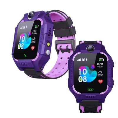 Relógio Inteligente Infantil Howear Hw C5 Chip 2 Cameras Gps Sos Rosa