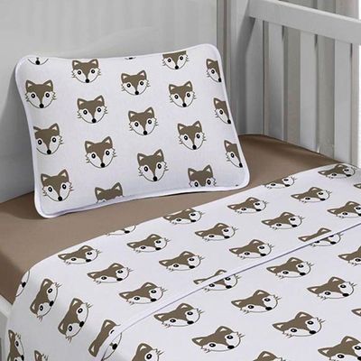 Jogo De Cama Malha Tecebem Baby Dori 3 Pçs Duna