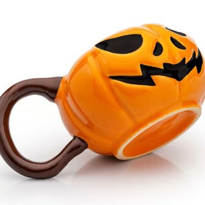 Caneca 3d Abóbora Cerâmica 320ml Broglio Laranja