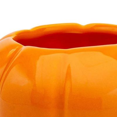 Caneca 3d Abóbora Cerâmica 320ml Broglio Laranja