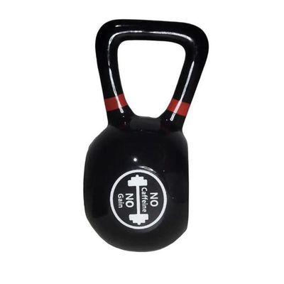 Caneca 3d Kettlebell Peso Academia Cerâmica 500ml Broglio Preta