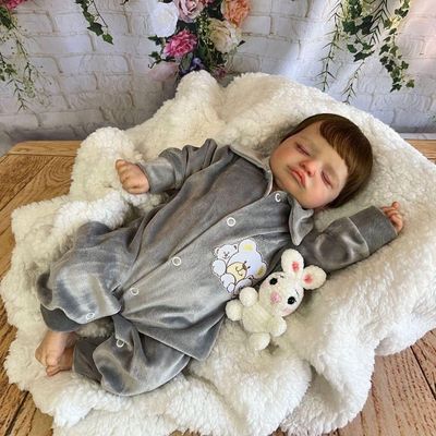 Bebê Reborn Hiper Realista Rosali Menino