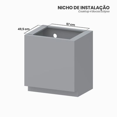 Cooktop De Indução Venax Eclipse 4 Bocas Com Função Turbo Preto - 220V