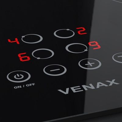 Cooktop De Indução Venax Eclipse 4 Bocas Com Função Turbo Preto - 220V