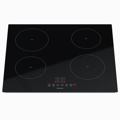 Cooktop De Indução Venax Eclipse 4 Bocas Com Função Turbo Preto - 220V
