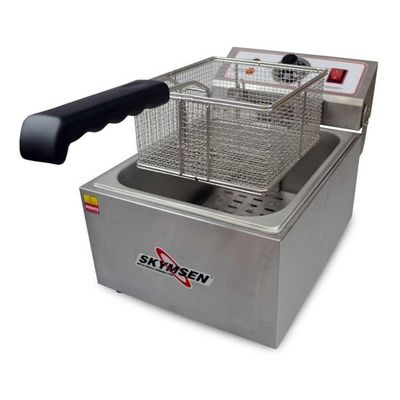 Fritador Elétrico 5 Litros 1 Cuba Inox Fe-10-n 220v - Skymsen