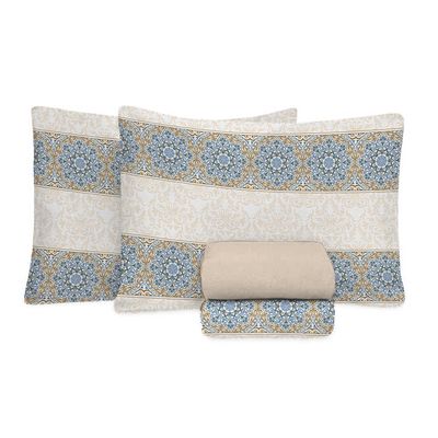 Jogo de Cama King Size 180 Fios Fiori - Maycon (7415)