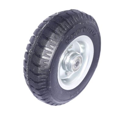 Roda Borracha Maciça 250-4 Rol. Esfera Eixo 1/2 Pol. 200kg