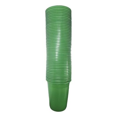 Copo Descartável Verde De Festa - 200ml - 50 Unidades