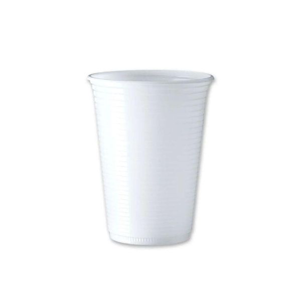 Copo Descartável Branco De Festa - 250ml - 100 Unidades