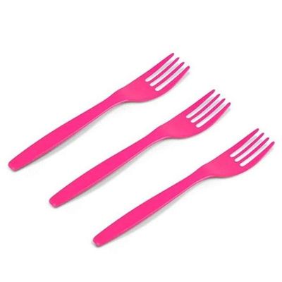Garfinho Descartável Pink Para Festas - 50 Unidades