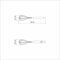 Batedor Fuê Inox Marffim Doméstico E Profissional Para Cremes E Molhos 29 Cm - Tramontina 63809520