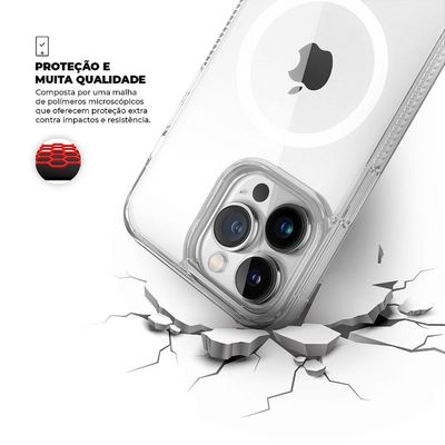 Kit Capa Anti-Slip Magsafe e Película Ultra Safe para iPhone 15 Pro Max - Gshield