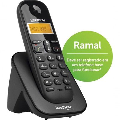 Ramal P/ Telefone Sem Fio Digital C/ Identificador De...