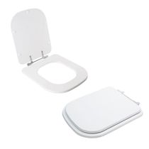 Assento Sanitário Tampa De Vaso Branco Mdf Laqueado Piano Para Bacia Deca