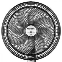 Ventilador De Mesa Mondial 40cm Turbo 8 Pás 3 Velocidades Preto Com Prata 220V