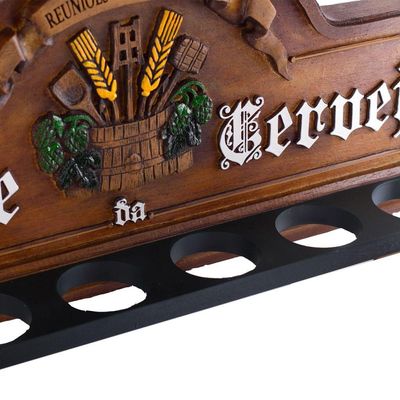 Placa Suporte Copos, Porta-espetos - Clube Da Cerveja