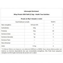 Whey Protein 100% Refil 2,1kg Sabor Chocolate